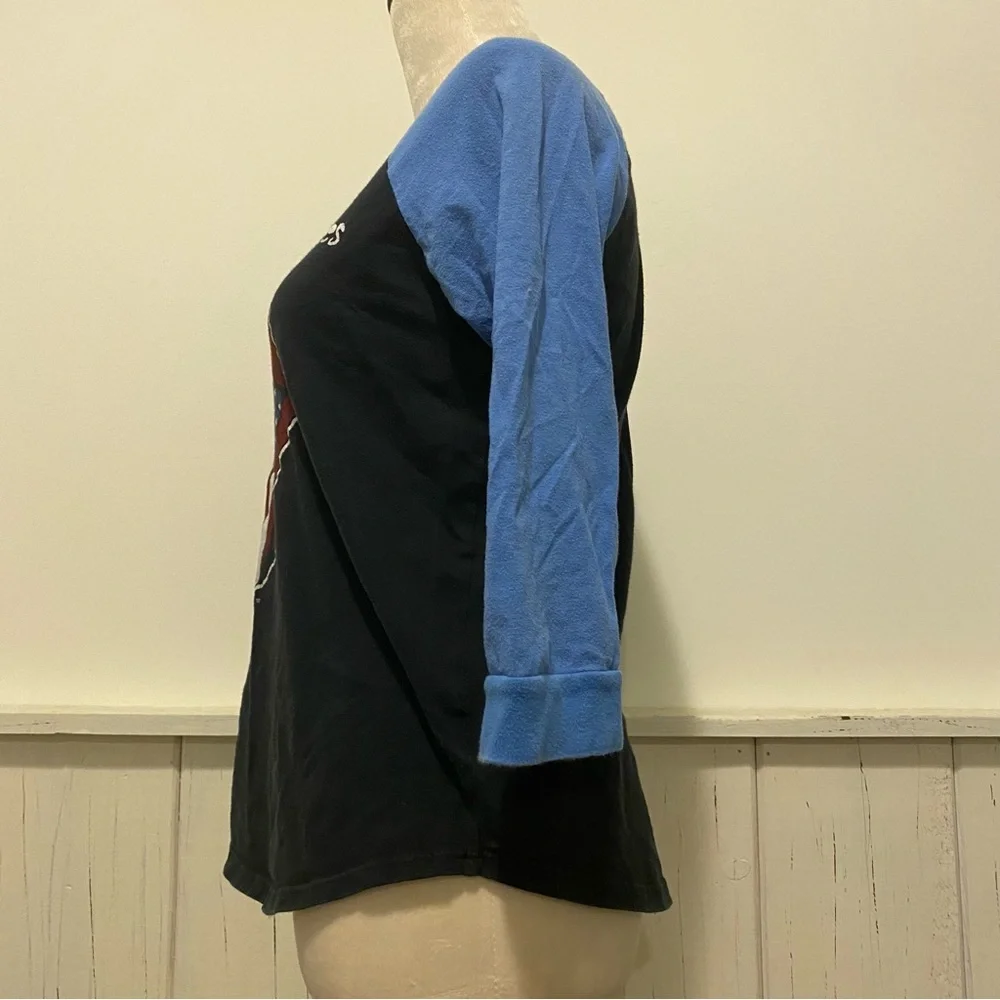 Rolling Stones North America Tour Lucky Brand Small Mouth American Flag Logo Tee - Picture 9 of 12